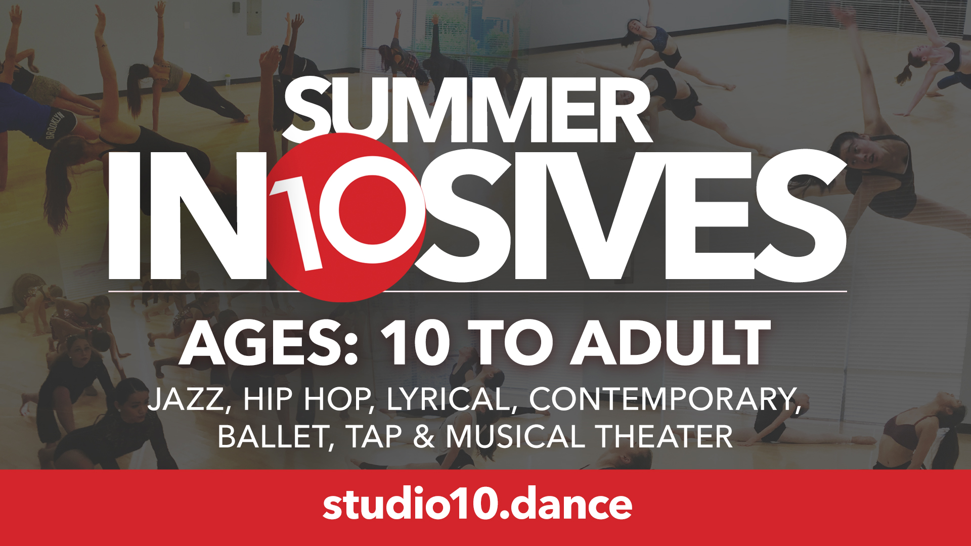 Studio 10 Dance in10sives Summer Classes