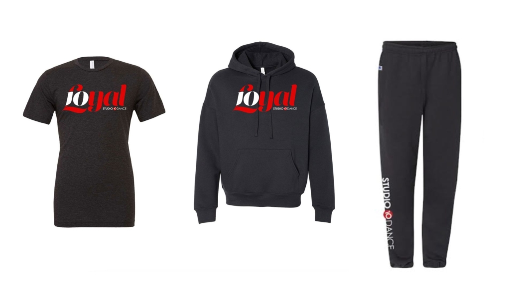 loyal 2024 design hoodie shirt and pants merch mockup